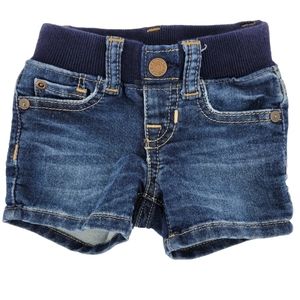 Baby Gap Denim Jean Shorts Elastic Waistband Stretch Infant Size 0-3mo